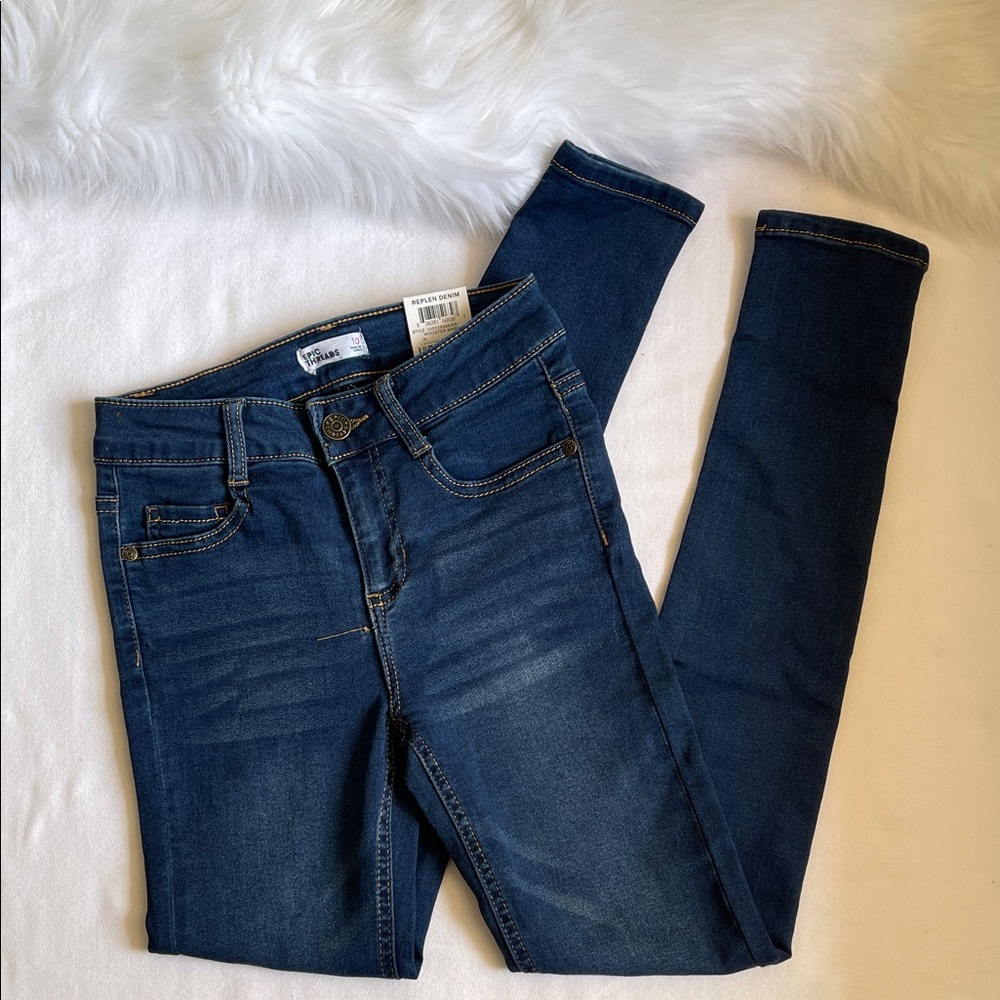 Epic Threads Big Girls Replenish Denim Jeans Wooster Wash Various Sizes.NWT.